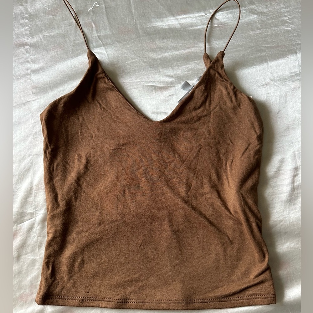 NWT Gaze brown tank top